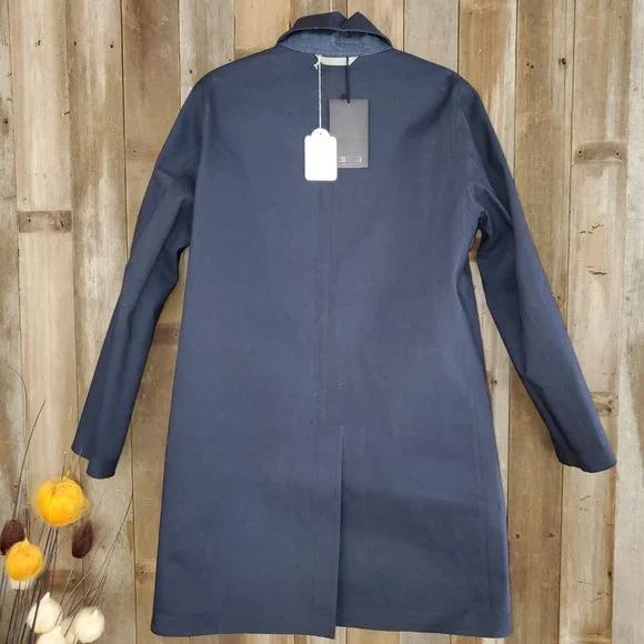 New Todd Snyder (sample?) double face Rain/Trench coat Reversible 38 Mens M - Picture 13 of 16